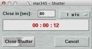 Shutter Timer Window